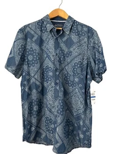 American Rag NWT Paisley Short Sleeve Button Down Shirt Mens Size XL - Picture 1 of 7