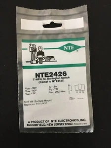 NTE2426 - T-NPN, Si, Darlington Switch (Compl to NTE2427) - Picture 1 of 1