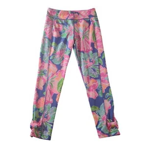 Lilly Pulitzer Luxletic Jungle Utopia Girls Large (8-10) Leggings NWOT Colorful - Picture 1 of 8
