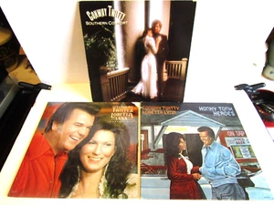 3-LP-LOT-CONWAY TWITTY-SOUTHERN COMFORT-HONKY TONK HEROES & DYNAMIC DUO - Picture 1 of 4