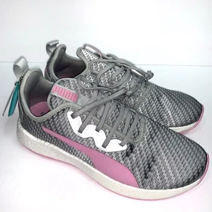 Puma Mujeres Rosa NRGY Neko Tejido 9.5 Atlético Activo Espuma Suave Encaje Tenis Zapatos - Imagen 1 de 9