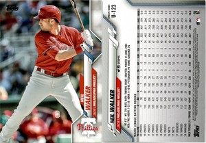 Neil Walker 2020 Topps Update Baseball Card U-123  Philadelphia Phillies