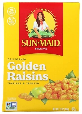 Sun-Maid California Golden Raisins 12 oz Sharing-Size Box Dried Fruit Snack - Image 1 of 4