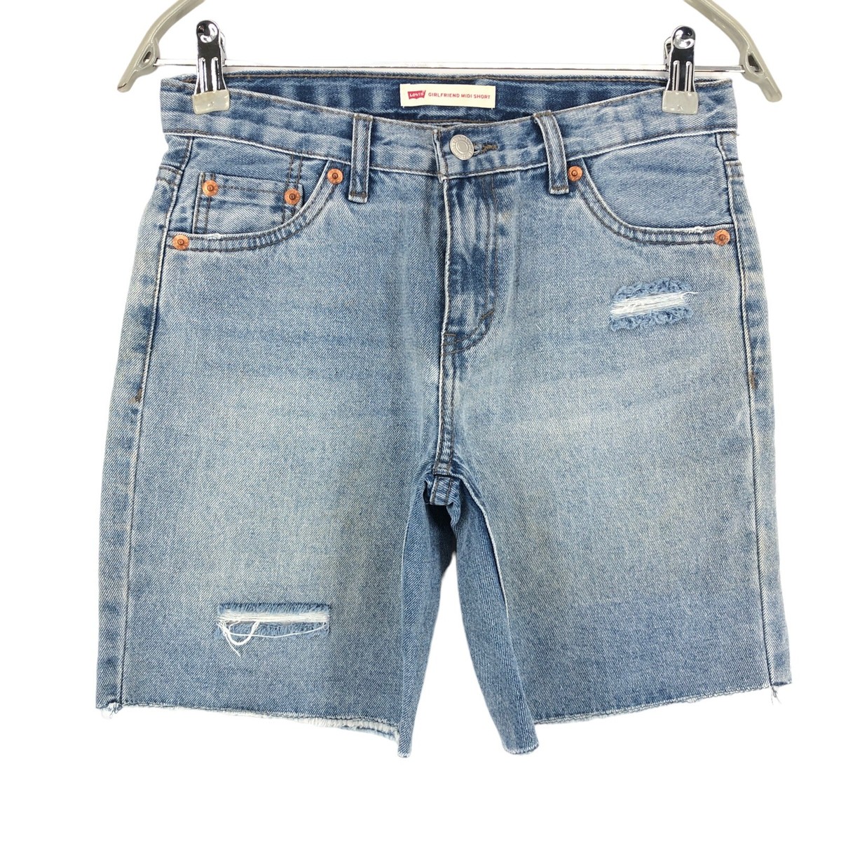 Levi's Kids Pantaloncini Di Jeans - Shorts In Denim Elasticizzato Per Bambini E Ragazzi, Vita Media - Foto 14