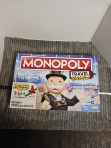 Monopoly Travel World Tour gioco da tavolo Hasbro Parker Brothers nuovo - Foto 1 di 12