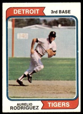 1974 Topps Aurelio Rodriguez . Detroit Tigers #72 - Image 1 of 2