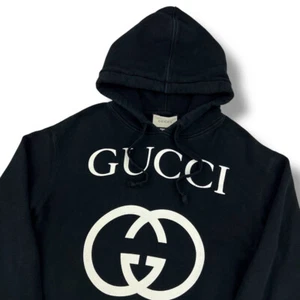 Gucci Interlocking GG Black Hoodie - Picture 1 of 6