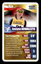 #C059 JUSTYNA KOWALCZYK Oddball Olympic Card FREE SHIPPING