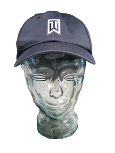 Nike Tiger Woods Collection Hat Cap Embroidered Logo Black Adjustable EUC - Picture 1 of 7
