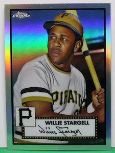 2021 Topps Chrome Platinum #672 Willie Stargell Refractor Pittsburgh Pirates - Picture 1 of 2