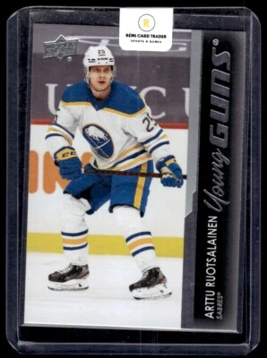 2021-22 Upper Deck Series 1 Young Guns Arttu Ruotsalainen Rookie #221 Buffalo - Image 1 of 2