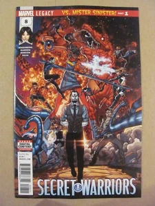 Secret Warriors #8 Marvel Legacy 2017 Series 9.4 Near Mint - Picture 1 of 2