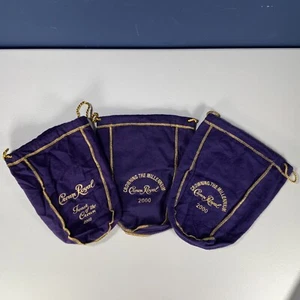 CROWN ROYAL BAGS “Crowning The Millennium” “Toast Of The Crown” - 2000 & 2003 - Picture 1 of 1