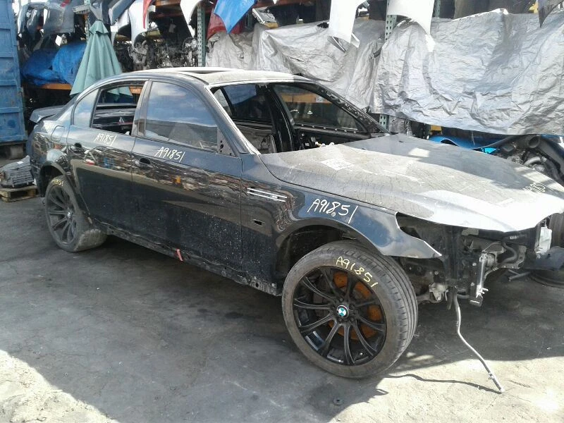 Driver Rear Side Door Electric Green Tint Fits 06-10 BMW 550i 117917 Foto 1 de 3