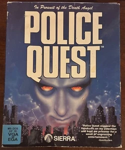 Police Quest In Pursuit Of The Death Angel Sierra IBM MS-DOS3.5" PC Big Box Game - Picture 1 of 1