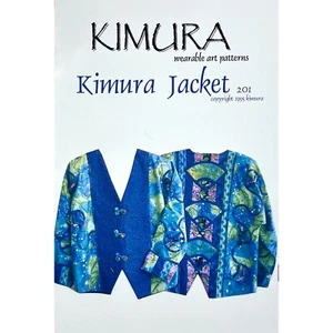 Kimura Jacket PATTERN #201 Kimura Wearable Art Patterns 1995 Makes Sizes Sm-Lg - Picture 1 of 6