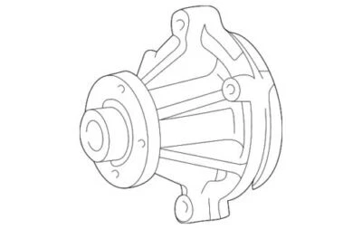 Genuine Ford 1997-2008 E-150 Econoline Engine Water Pump Assembly 5L3Z-8501-A - Изображение 1 из 2