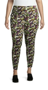 Terra & Sky Women's Plus Size 3X (24W - 26W) Bold Ethic Full Length Legging NWT - Picture 1 of 12