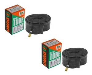DURO (1 PAIR) BICYCLE Inner Tube 24" x 2.25/2.35/2.50" SCHRADER 33mm Long VALVE - Picture 1 of 1