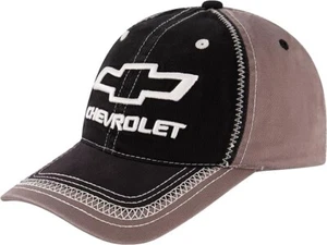 Lizenzierte Chevrolet Mütze Kappe verstellbarer Riemen hinten schwarz - Bild 1 von 5