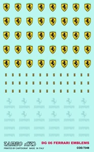 decal 1/43 MARCHI FERRARI Tameo DG06 - Imagen 1 de 1