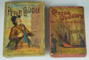 ANTIQUE c1890's PETER CODDLES A TRIP TO NEW YORK & LATEST TRIP TO NEW YORK GAMES - Picture 1 of 14