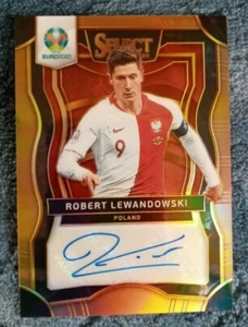 ROBERT LEWANDOWSKI AUTO #35/49 2020 SELECT COPPER PRIZM MINT - Picture 1 of 2