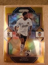 2022-23 Chronicles Prizm La Liga Soccer - Yunus Musah - GOLD PRIZM!! 9/10!! SSP