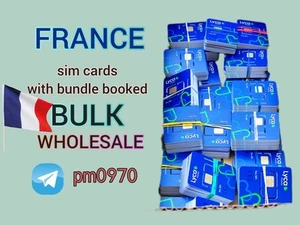 France sim card, French sim cards +33 with bundle - Zdjęcie 1 z 1