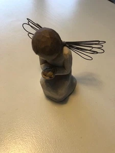 Willow Tree Engel mit Vogel in den Händen, sehr guter Zustand - Bild 1 von 4
