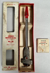 Vintage Irwin No. 22 Micro-Dial verstellbare Schneckenstütze expansiver Bohrer (A6) - Bild 1 von 10