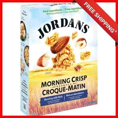 Morning Crisp Granola Cereal 400g - Bursting with Nuts, Non-GMO & Vegetarian Foto 1 de 4