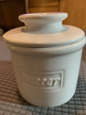 The ORIGINAL Butter Bell Crock by L.Tremain - White - Image 1 of 4