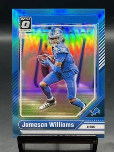 2024 Panini Donruss Optic Jameson Williams #67 Aqua Prizm /299 - Picture 1 of 2