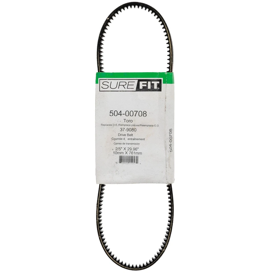 SureFit Deck Drive Belt for Toro 37-9080 421 521 3521 Power Throw SnowThrowers