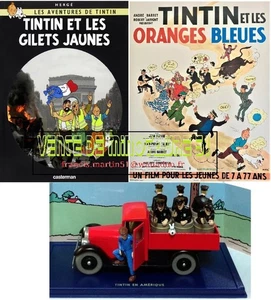Tintin voiture  No 41 - Camion de police  en Amérique + Kdo 1 affiche au choix - Imagen 1 de 24