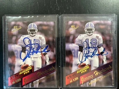 1995 Superior Pix /4000 Jimmy Hitchcock #86 Autograph Rookie Card - Image 1 of 2
