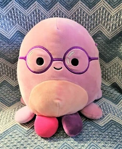 Squishmallows Beula the Octopus Back to School 8" Purple Plush Stuffed Animal  - Picture 1 of 2