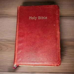 HOLY BIBLE THE NEW KING JAMES VERSION NELSON 408BG BURGUNDY LEATHER BOUND - Picture 1 of 4