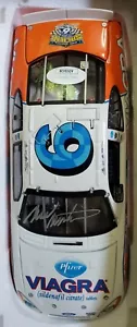 NICE Autographed Mark Martin 2005 Viagra Orange 1:24 Diecast Car JSA COA - Picture 1 of 3