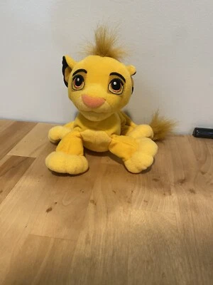 The Lion King Soft Beanie 9" 2002 Young Simba Plush Disney Animal 4061/4004 - Image 1 of 4