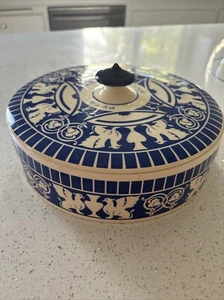 Morrocon Tortilla, Brot, Chapati & Pappad Box Keramik bemalt - Bild 1 von 6