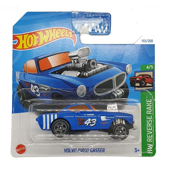 HOT WHEELS HTB92 VOLVO P1800 GASSER 2024 (HW REVERSE RAKE) 4/5 153/250 - Immagine 1 di 1