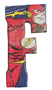 The Flash DC Comics Metall "F" Blechschild 10"x 5" Open Road Marken Wanddeko - Bild 1 von 2