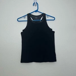 ATHLETA GIRL TANK race back black/camo Sz L(12) - Picture 1 of 9