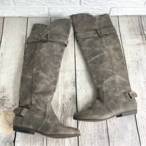 Botas hasta la rodilla con estampado envejecido sin clasificación talla 6,5 - Imagen 1 de 9