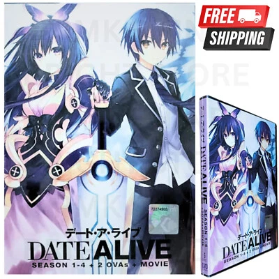 Anime DVD Date A Live Complete Series Season 1-4 (1-46 End)+2 OVA +Movie English - Image 1 of 4