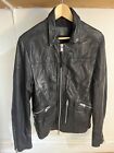 All Saints Men’s Leather Jacket Size Small