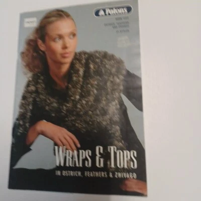 Patons Knitted Wraps & Tops in Ostrich, Feathers & Zhivago Book #1222 - Image 1 of 4