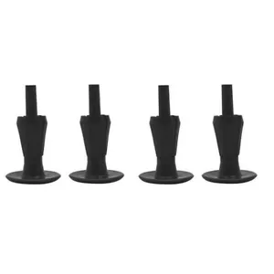 Replacement Heavy-Duty Plastic Bedframe Glides (Set of 4) Black Full - Picture 1 of 6